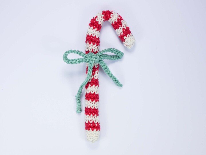 Zuckerstange gehäkelt