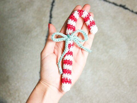 Zuckerstange gehäkelt