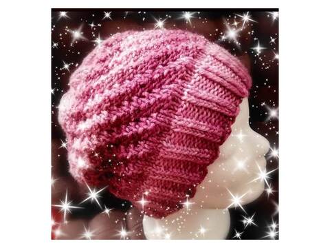 Soft-Beanie aus 8f-Sockengarn - Strickanleitung