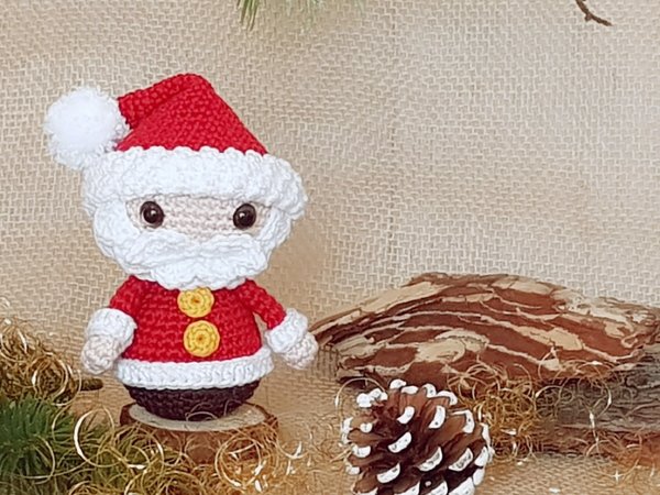Christmas-Trio: Santa, Christmas Tree & Angel – Crochet Pattern