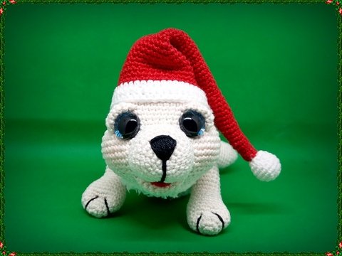 Häkelanleitung kleine Robbe "Flocke"