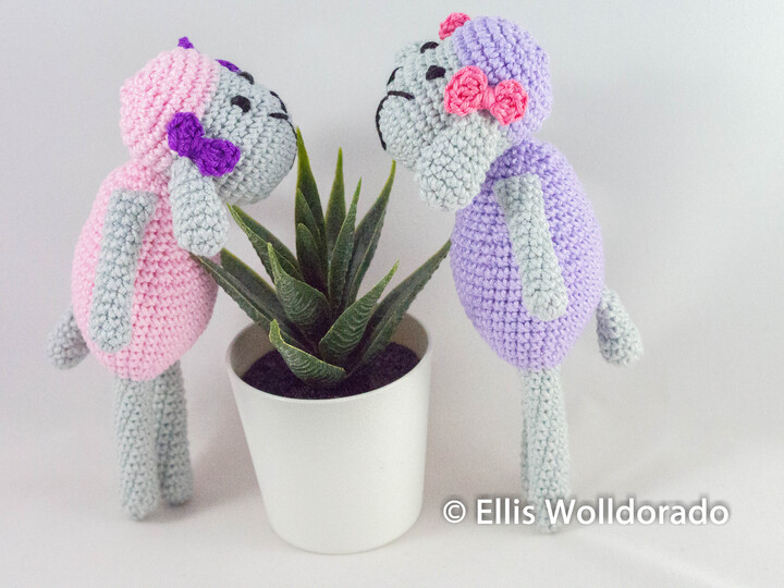 Schäfchen Friederike, Amigurumi, Häkelanleitung