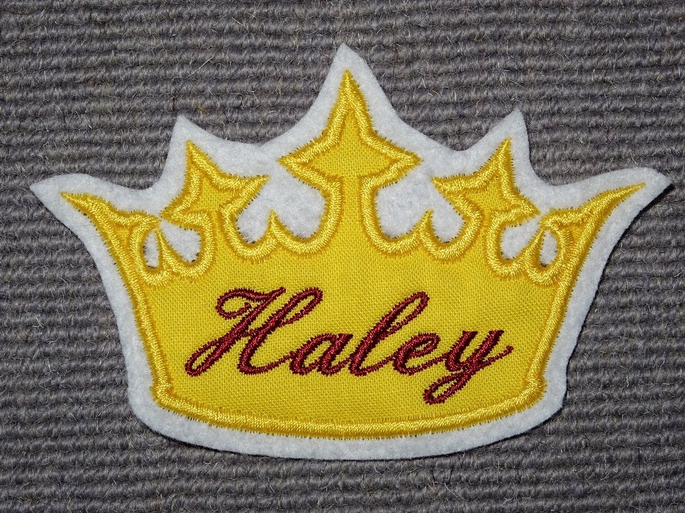 Stickdatei Kronen 2.0 Krone Prinzessin - Bild 4