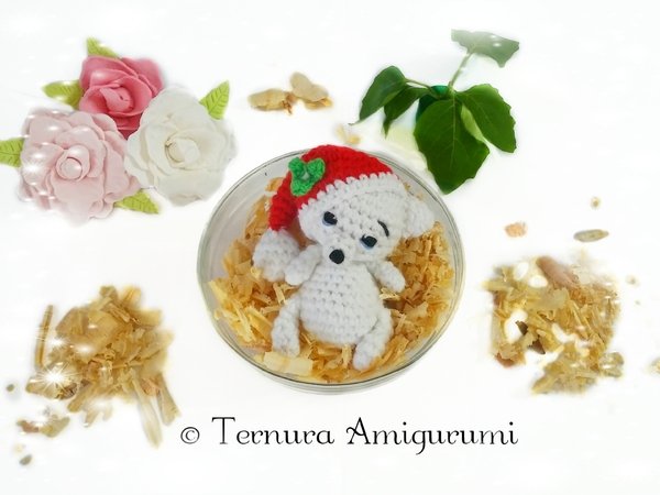 Sweet bear Christmas Crochet Pattern PDF ternura amigurumi english- deutsch- dutch