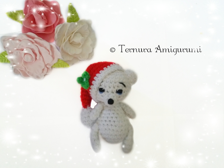 Sweet bear Christmas Crochet Pattern PDF ternura amigurumi english- deutsch- dutch