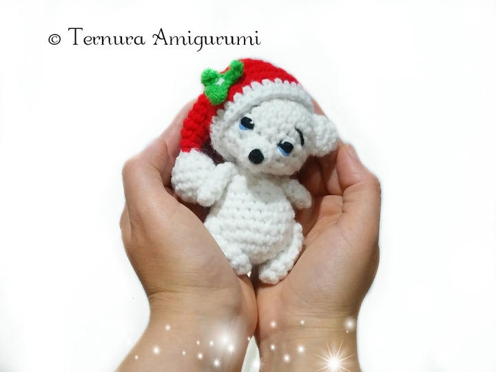 Sweet bear Christmas Crochet Pattern PDF ternura amigurumi english- deutsch- dutch