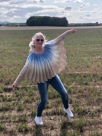 Häkelanleitung Poncho "Coast"