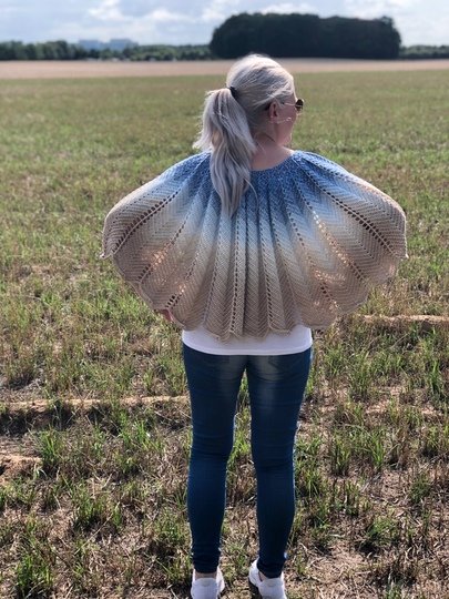 Häkelanleitung Poncho "Coast"