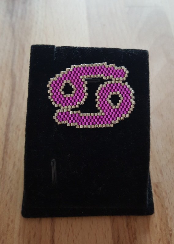 Sternzeichen Krebs Anhänger / Taschenbaumler / Schlüsselanhänger