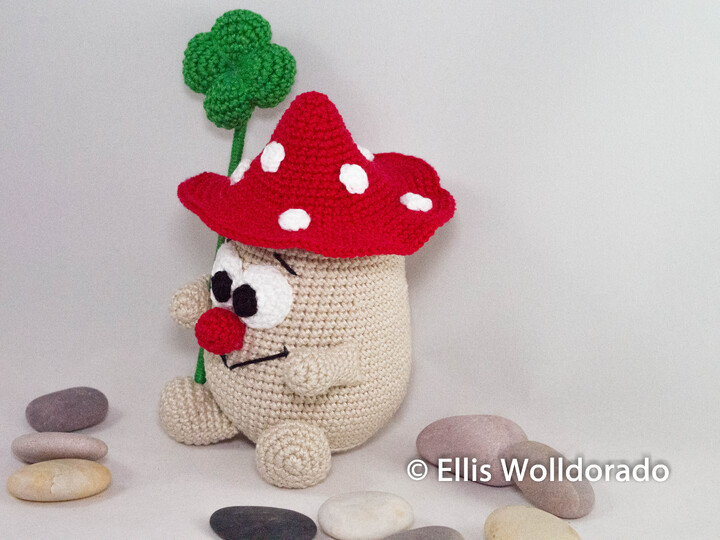 Glückspilz Harry, Amigurumi, Häkelanleitung
