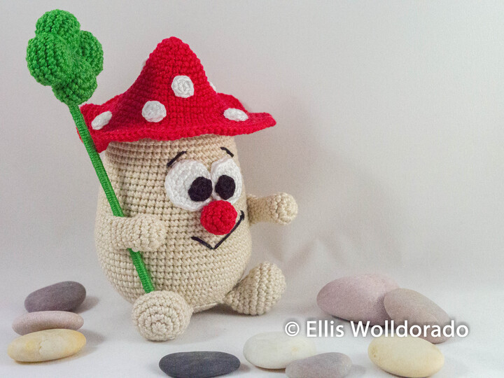 Glückspilz Harry, Amigurumi, Häkelanleitung