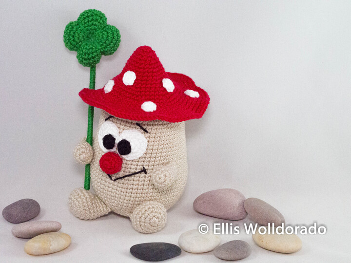 Glückspilz Harry, Amigurumi, Häkelanleitung