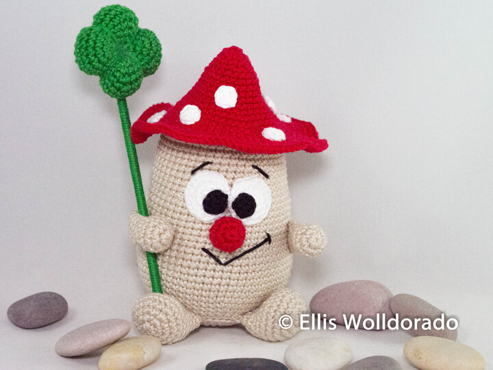 Glückspilz Harry, Amigurumi, Häkelanleitung