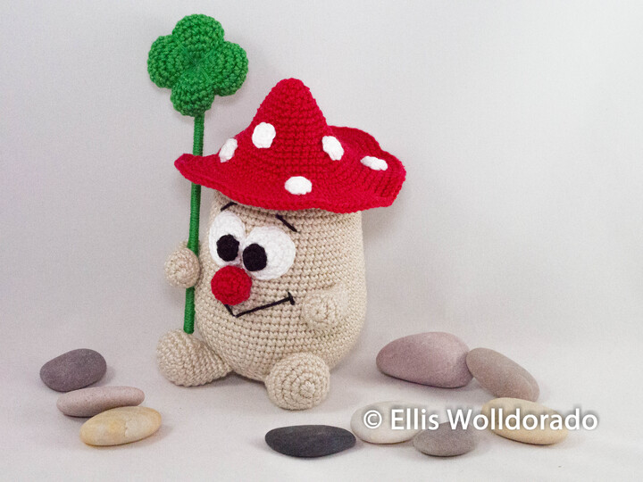 Glückspilz Harry, Amigurumi, Häkelanleitung