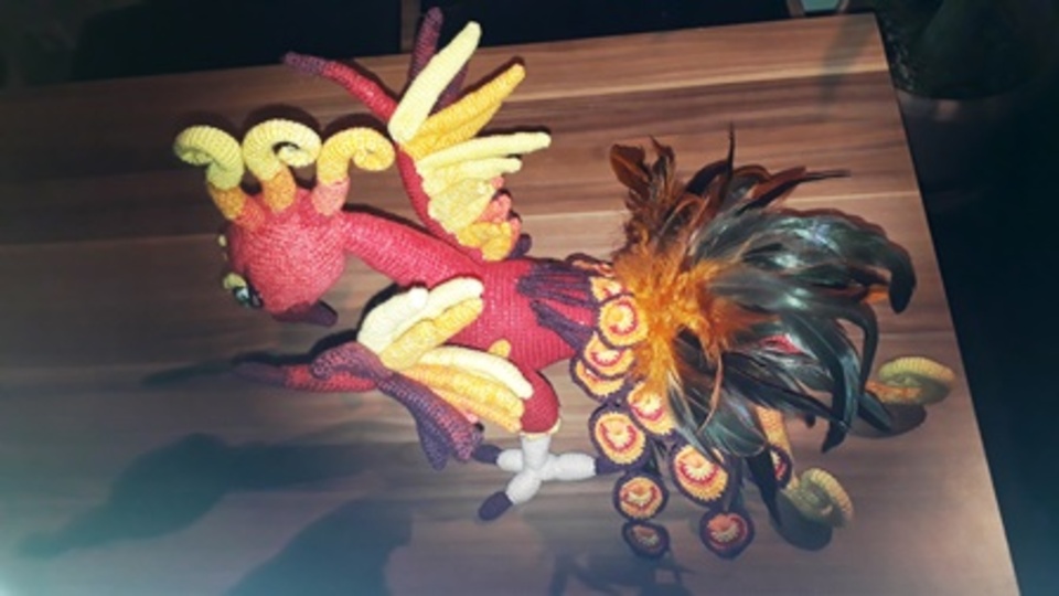 Häkelanleitung Feuervogel