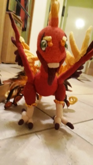 Häkelanleitung Feuervogel