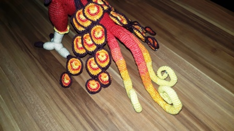 Häkelanleitung Feuervogel