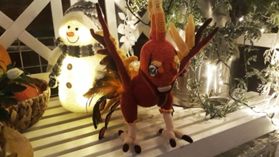 Häkelanleitung Feuervogel