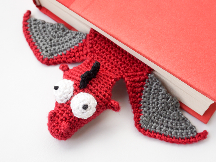 Amigurumi Crochet Dragon Bookmark