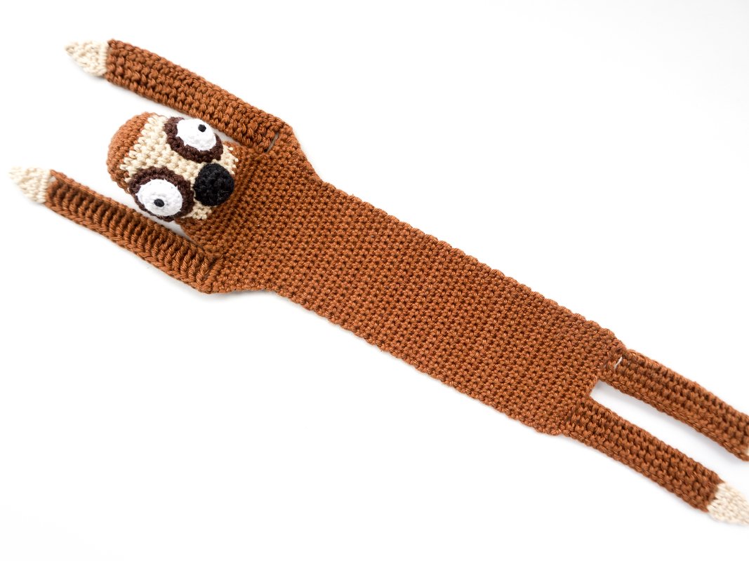 Amigurumi Faultier Lesezeichen Häkelanleitung - Bild 8