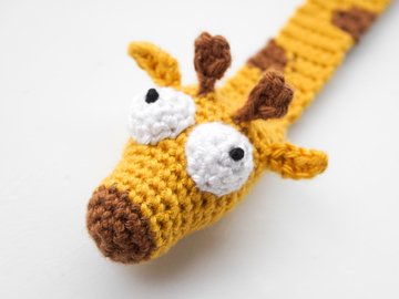 Amigurumi Crochet Giraffe Bookmark