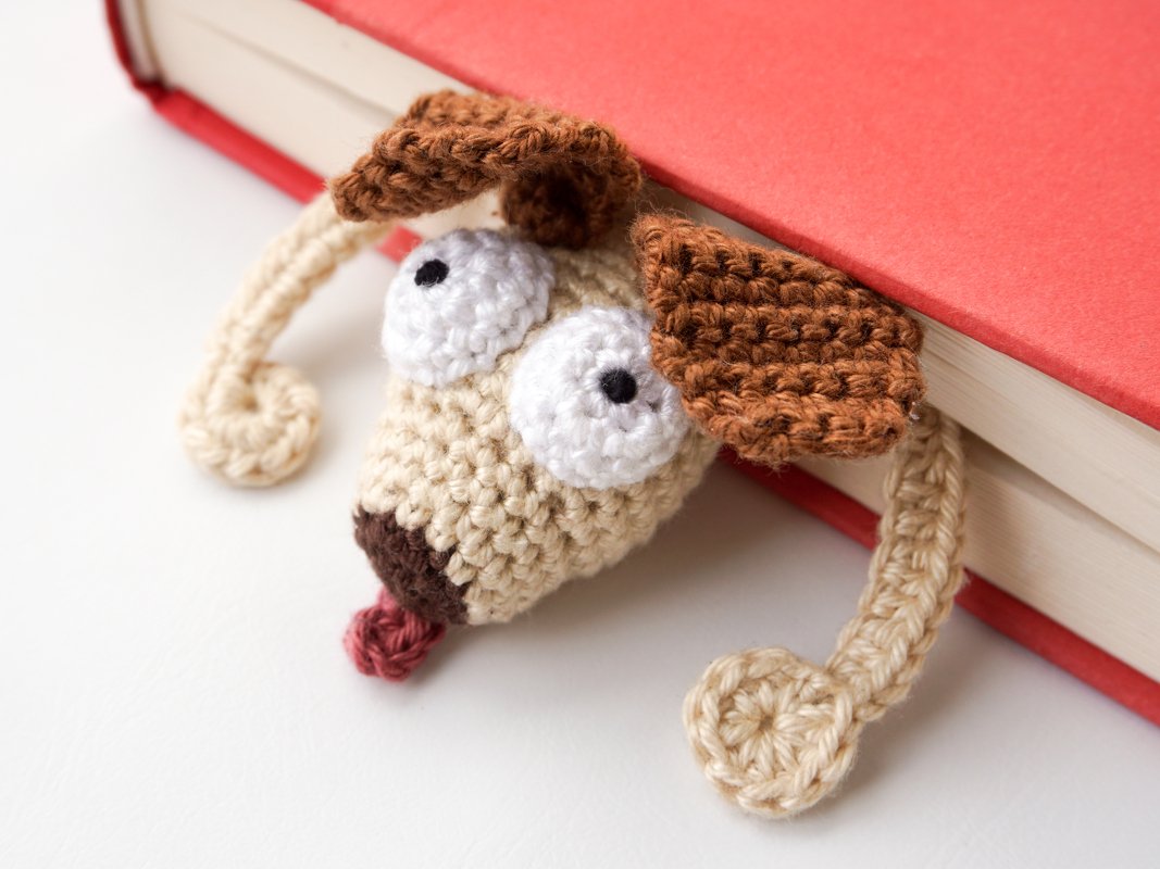 Amigurumi Crochet Dog Bookmark - Image 5