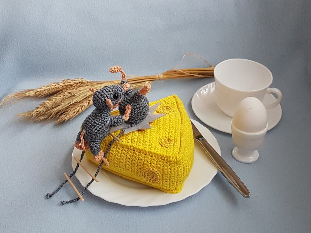 freche Kühlschrankmäuse, Häkelanleitung - Bild 3