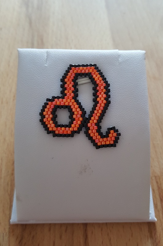 Sternzeichen Löwe Anhänger / Taschenbaumler / Schlüsselanhänger