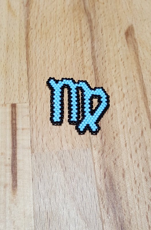 Sternzeichen Jungfrau Anhänger / Taschenbaumler / Schlüsselanhänger