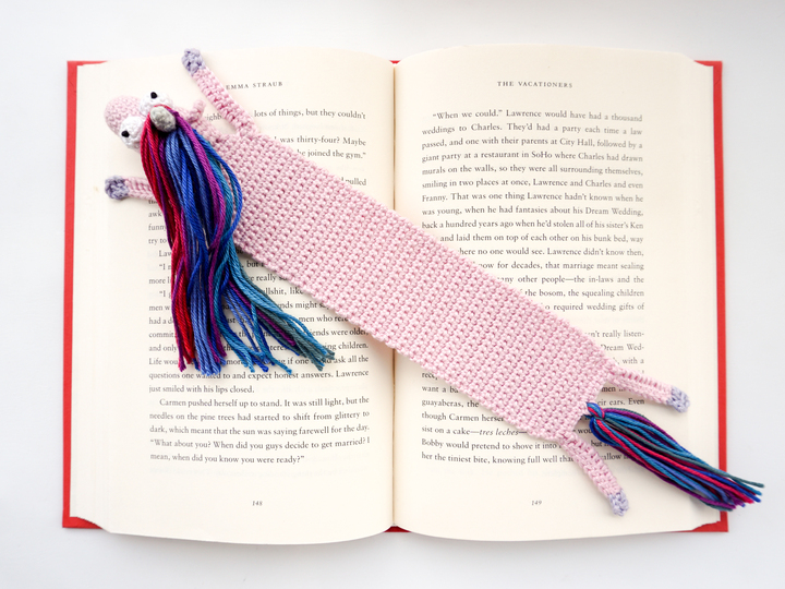 Amigurumi Crochet Horse & Unicorn Bookmark