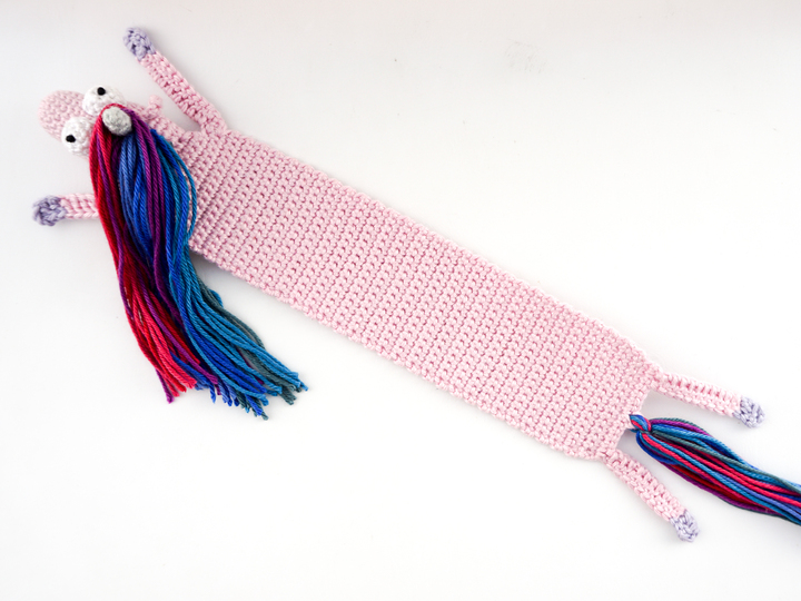 Amigurumi Crochet Horse & Unicorn Bookmark