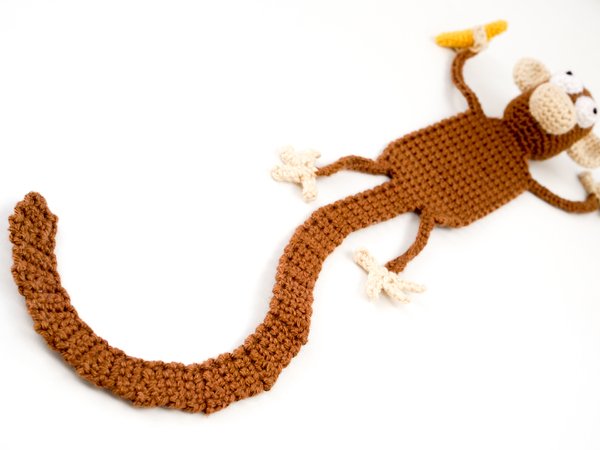 Amigurumi Crochet Monkey Bookmark