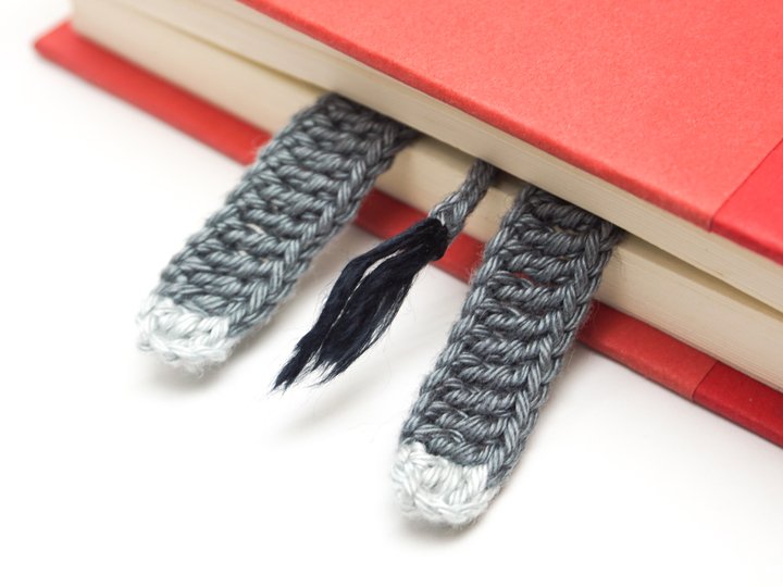 Amigurumi Crochet Elephant Bookmark
