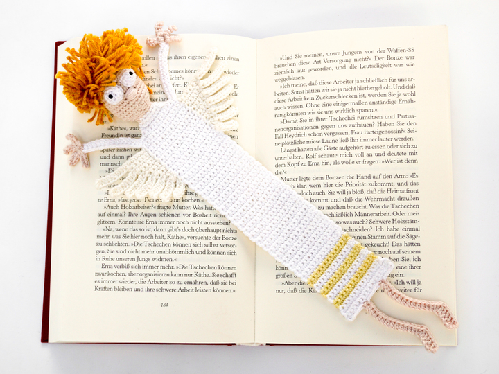 Amigurumi Crochet Angel Bookmark