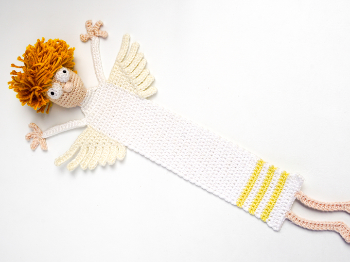 Amigurumi Crochet Angel Bookmark