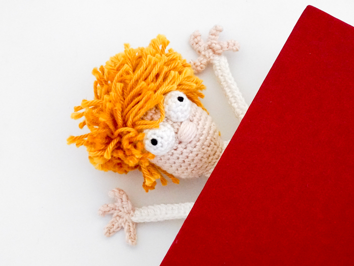 Amigurumi Crochet Angel Bookmark