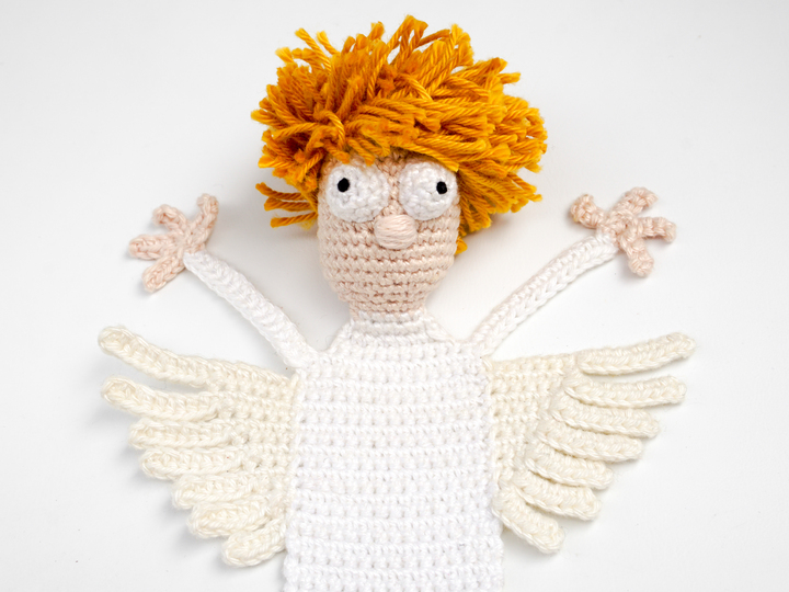Amigurumi Crochet Angel Bookmark