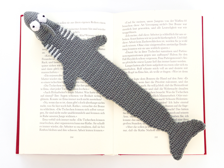 Amigurumi Hai Lesezeichen Häkelanleitung
