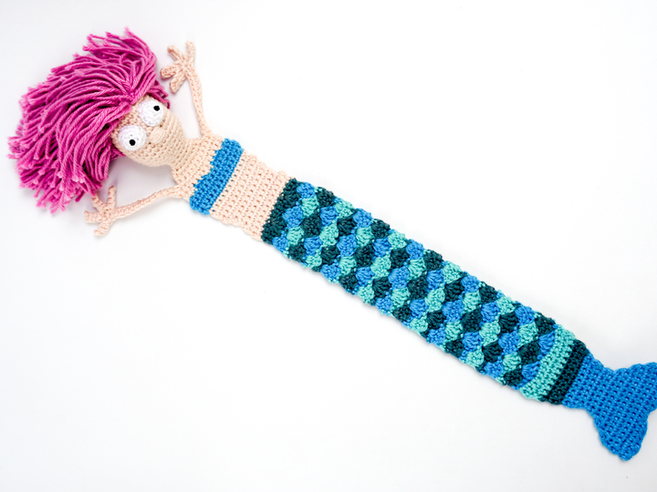 Amigurumi Crochet Mermaid Bookmark