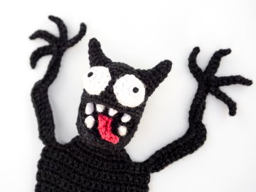 Amigurumi Crochet Monster Bookmark