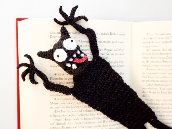 Amigurumi Crochet Monster Bookmark