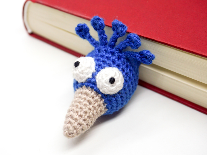 Amigurumi Crochet Peacock Bookmark