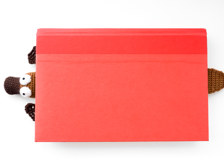 Amigurumi Crochet Platypus Bookmark