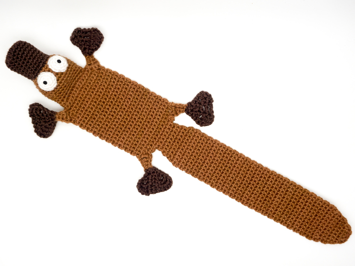 Amigurumi Crochet Platypus Bookmark