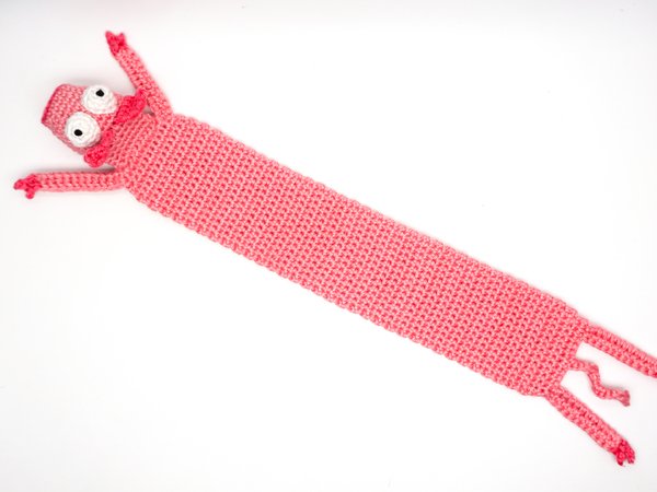 Amigurumi Crochet Pig Bookmark