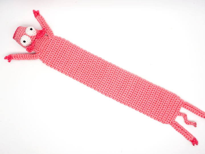 Amigurumi Crochet Pig Bookmark