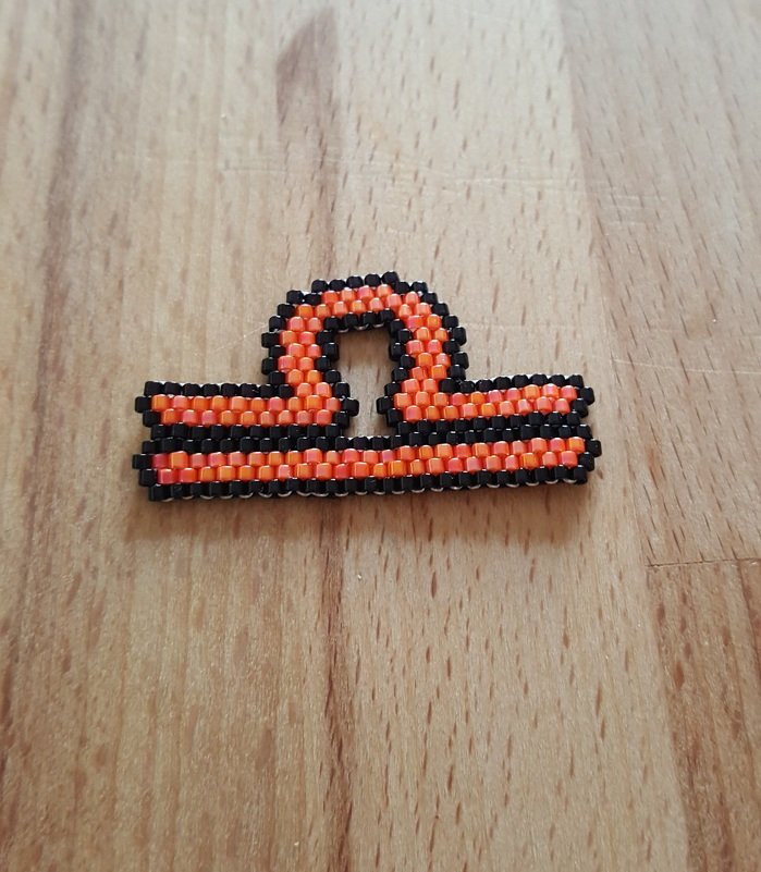 Sternzeichen Waage Schmuckanhänger / Taschenbaumler - Bild 2