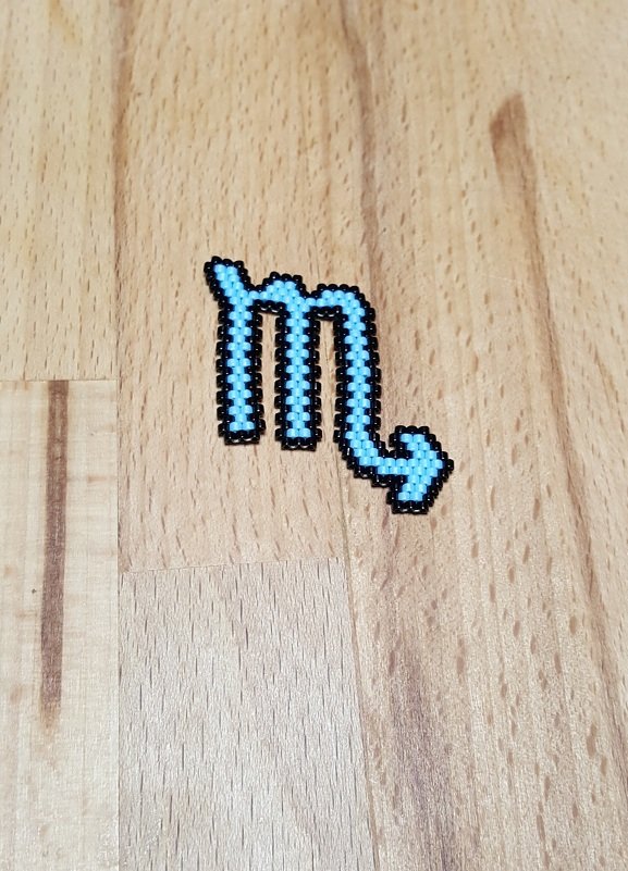 Sternzeichen Skorpion Schmuckanhänger / Taschenbaumler - Bild 2