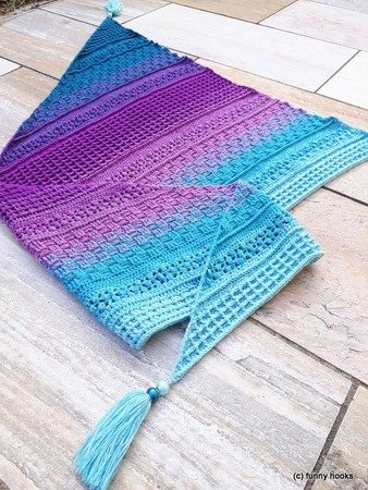 funny jubilee - asymmetrical shawl