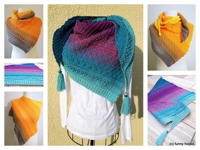funny jubilee - asymmetrical shawl
